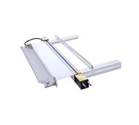 Máquina dobladora en caliente para placas acrílicas y de plástico, versión de soporte de 600 mm, ideal para hacer carteles de PVC, equipo eficiente y versátil para la fabricación