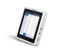 Máquina ECG portátil H12A de 12 canales; operación de control táctil; pantalla a color totalmente automática multifuncional electrónica