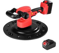 Máquina eléctrica alisadora de pared, pulidora de batería de litio ajustable de 6 velocidades para acabado de superficies de mortero de cemento