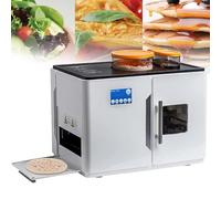 Máquina eléctrica automática para hacer roti, chapatis, tortillas, panqueques y pan plano. Con una sola tecla, prepara 20 piezas a la vez.
