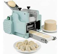 Máquina Eléctrica De 140 W para Hacer Masa para Dumplings, Máquina Automática para Masa De Wonton De 50-60 Piezas/Minuto con Depósito De Polvo Y Perilla Ajustable para Uso Doméstico Y Comercial.