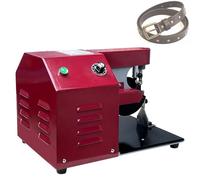 Máquina Eléctrica de Aceitado para Bordes de Cuero de 50W, Dispositivo de Teñido y Acabado con Cabezal Extraíble, Doble Velocidad Ajustable y Grosor Regulable (1-10 mm)