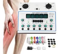Máquina eléctrica de acupuntura de pulso - Instrumento masajeador de fisioterapia de 6 canales, dispositivo de electroterapia para alivio del dolor y recuperación muscular
