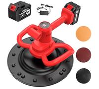 Máquina eléctrica de alisado de cemento de pared, lijadora de mano de 80-200 RPM con pantalla LCD, 9 velocidades ajustables, paleta de mortero de cemento de hormigón, máquina pulidora de pared con 1