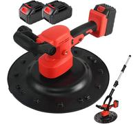 Máquina eléctrica de alisado y enlucido de pared con batería, incluye almohadillas de lijado para un pulido y acabado eficientes de paredes