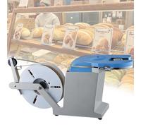 Máquina eléctrica de amarre giratorio para cierre de bolsas, atado automático para supermercados, diámetro de agrupación de 0,1 a 1,2 mm, 40 lazos por minuto para pan y juguetes