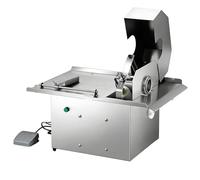 Máquina eléctrica de atado de salchichas, funciona con pedal de pie resistente, enlazador de salchichas de acero inoxidable 304 para uso doméstico y comercial
