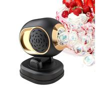 Máquina eléctrica de burbujas para fiestas, suministros de escenario con luz RGB, soplador de burbujas giratorio, para actuaciones en escenario, cumpleaños, discotecas, eventos escolares, festivales