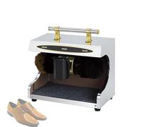 Máquina eléctrica de cepillo Limpiabotas EléCtrico Para SofáS Funcionamiento Perfecto Para Amigos Limpiabotas AutomáTico Con 2 Cepillos Y Dispensador De Abrillantador De Zapatos