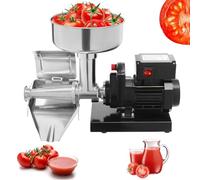 Máquina eléctrica de colador de tomate, colador de alimentos de acero inoxidable, máquina de mermelada exprimidora de frutas eléctrica para salsa de tomate, fresa y arándanos