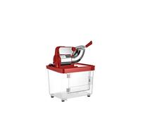 Máquina eléctrica de cono de nieve, trituradora de hielo, trituradora, licuadora de vidrio, mezcladora, picadora, acero inoxidable, enfriador comercial(Rot)