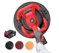 Máquina eléctrica de enlucido de pared, herramienta de alisado de cemento de mano con pantalla LCD y 9 velocidades ajustables para un fácil acabado de paredes
