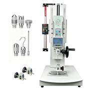 Máquina Eléctrica De Ensayos De Tracción, Dinamómetro Digital De 10 N a 2000 N, Recorrido 300 Mm, Accionamiento Manual Por Volante, Para Textiles, Deportes E Investigación Científica 10N-WithRuler