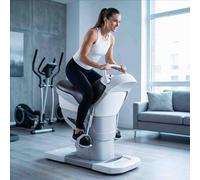 Máquina eléctrica de equitación para ejercicio, 20 velocidades, pantalla LED, capacidad de 330 libras, equipo de fitness para cintura, piernas y caderas