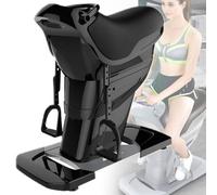 Máquina eléctrica de equitación para fitness en interiores, música Bluetooth, movimiento 3D de 20 velocidades, capacidad de 150 kg, 3 modos inteligentes, pantalla LCD, entrenamiento abdominal