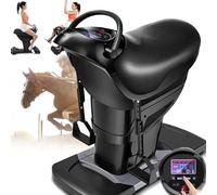 Máquina eléctrica de equitación, simulación 3D de 200 W para ejercicio abdominal, equipo de fitness en casa con interruptor de seguridad, soporta hasta 150 kg
