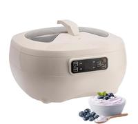 Máquina Eléctrica de Fermentación de Masa con Pantalla LCD, Inicio Retardado de 12 Horas, Caja de Fermentación de Pan de 8L, Yogurtera Multifunción para Masa Madre y Pizza White