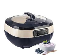 Máquina Eléctrica de Fermentación de Masa con Pantalla LCD, Inicio Retardado de 12 Horas, Caja de Fermentación de Pan de 8L, Yogurtera Multifunción para Masa Madre y Pizza Blue