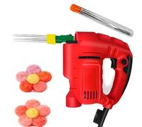 Máquina eléctrica de fieltro de aguja, herramienta de punzonado de fieltro de lana con control de velocidad y boquillas reemplazables, velocidad ajustable para manualidades de fieltro