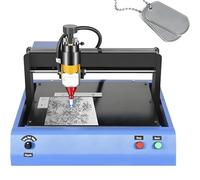 Máquina eléctrica de grabado de marcado de metal, velocidad de 2 pulgadas/s, profundidad de 0,05 a 1 mm, para letreros de acero, 200 x 150 mm