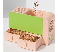 Máquina eléctrica de la cáscara del grano, divisor de alimentación de pájaros del cajón dual, ventilador de 5 velocidades para la separación eficiente de la cáscara, ideal para semillas de melón del m