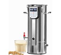 Máquina eléctrica de leche de soja con filtro extraíble, separación de escoria, pantalla inteligente LED para leche de soja casera, pasta de frijoles, sopa de maíz y jugo