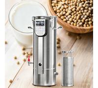 Máquina eléctrica de leche de soja con filtro extraíble y separación de escoria, pantalla inteligente LED para leche de soja casera, pasta de frijoles, sopa de maíz