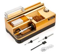 Máquina eléctrica de liar cigarrillos, cargador automático de conos, mini máquina de llenado de conos preenrollados portátil, rodillo automático, oro 312A