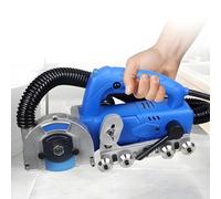 Máquina eléctrica de limpieza de juntas de azulejos, limpiador de grietas de 1200 W, 9000 rpm con cubierta protectora y polea de asistencia para una limpieza eficiente del hogar