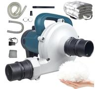 Máquina eléctrica de llenado de plumón, relleno de plumas de doble propósito y succión de polvo con control de pie, ajuste de 6 velocidades para un uso eficiente