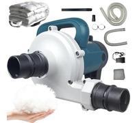 Máquina eléctrica de llenado de plumón | Soplado y llenado de doble propósito con control de pie | Ajuste de 6 velocidades | para relleno de plumas y recogida de polvo