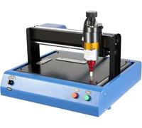 Máquina eléctrica de marcado de metal de 400 W, grabador de placa de identificación de 2 pulgadas para letreros de metal y acero, 200 x 150 mm