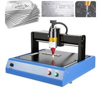 Máquina eléctrica de marcado de metal de 400 W para grabado de placa de acero, campo de marcado de 7.9 x 5.9 pulgadas para letreros de metal y acero