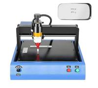 Máquina Eléctrica de Marcado de Metales, Grabadora de Placas de Acero de 400 W, Superficies Metálicas Máximas de 200 x 150 mm, Profundidad de 0,05 mm a 2 mm y Velocidad de 50 mm/s