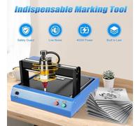 Máquina eléctrica de marcado de metales,grabadora de placas de identificación con letras y números de 400W,grabadora de placas de identificación de 2 pulgadas/s,máquina de grabado de metales 300*200mm