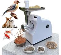Máquina eléctrica de pellets de alimentación animal de 500 W con placas intercambiables de 2.5/5.0/7.5 mm - Versátil fabricante de alimentos para mascotas para cebos de peces, semillas de pájaro