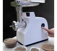 Máquina eléctrica de pellets de alimentación animal, prensa de pellets de madera de 500 W con troqueles de 2,5/5/7,5 mm, para cebo de peces, semillas de pájaros, comida para mascotas