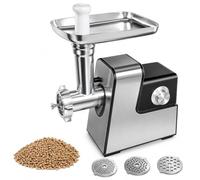 Máquina eléctrica de pellets de alimentos para mascotas, peletizadora de animales de acero inoxidable de 2-6 kg/h con troqueles de 2,5/3/5 mm para perros, gatos, pájaros, peces y ganado
