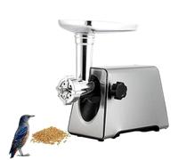 Máquina eléctrica de pellets, granulador de acero inoxidable para gatos, perros, pájaros, alimentos para peces, producción de piensos domésticos, eficiente y duradero, tamaño de pellets de 5 mm
