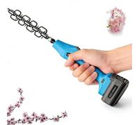 Máquina eléctrica de poda de árboles frutales y floración, adelgazadora de flores eléctrica con 4 velocidades ajustables y función de avance/reversa, herramienta de jardín a batería