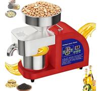 Máquina eléctrica de prensa de aceite con pantalla LCD, prensa caliente y fría para sésamo, soja, nueces, cacahuete, fabricación de aceite de cocina
