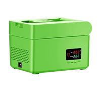 Máquina eléctrica de prensa de aceite, extractor automático de aceite frío y caliente, temperatura ajustable, diseño plegable para maní, sésamo, coco, soja, girasol, nogal