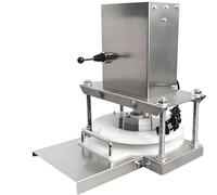 Máquina eléctrica de prensa de masa para hacer pizza y pastelería, laminadora de rodillos comercial portátil con placa de 25 cm
