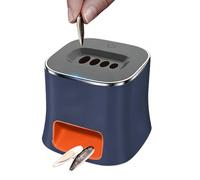 Máquina Eléctrica de Semillas de Melón, Peladora de Semillas de Melón de Acero Inoxidable con Cepillo Diseño de Almohadilla Antideslizante Removedor de Desgranadora 500mah (Azul)