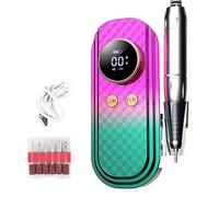 Máquina eléctrica de taladro de uñas, herramienta de manicura de 35000 rpm, máquina pulidora de uñas con velocidad ajustable