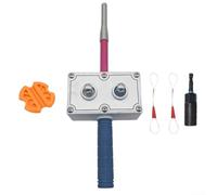 Máquina eléctrica de tracción de alambre, herramienta de pesca de cable para cableado eléctrico en tubería de tierra de pared, dispositivo de rosca de aleación de aluminio con mango impermeable y