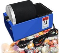 Máquina eléctrica de vasos de roca, pulidora rotativa profesional con barril a prueba de fugas y motor silencioso para piedras preciosas, cristales, vidrio y metal