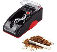 Maquina Electrica Entubadora De Cigarros,Maquina Electrica para Liar Tabaco Entubadora De Cigarros Portatil Automáticamente Máquina De Llenado De Cigarrillos (Rojo)