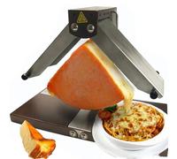 Máquina Eléctrica For Raclette, Rueda De Queso Mitad Inclinable Ajustable, Parrilla De Queso Comercial, Acero Inoxidable De Calentamiento Rápido Con Ángulo Ajustable Multifunción