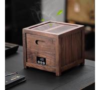 Máquina eléctrica para asar té con control de temperatura y temporizador, jaula de malla extraíble para mejorar el aroma del té